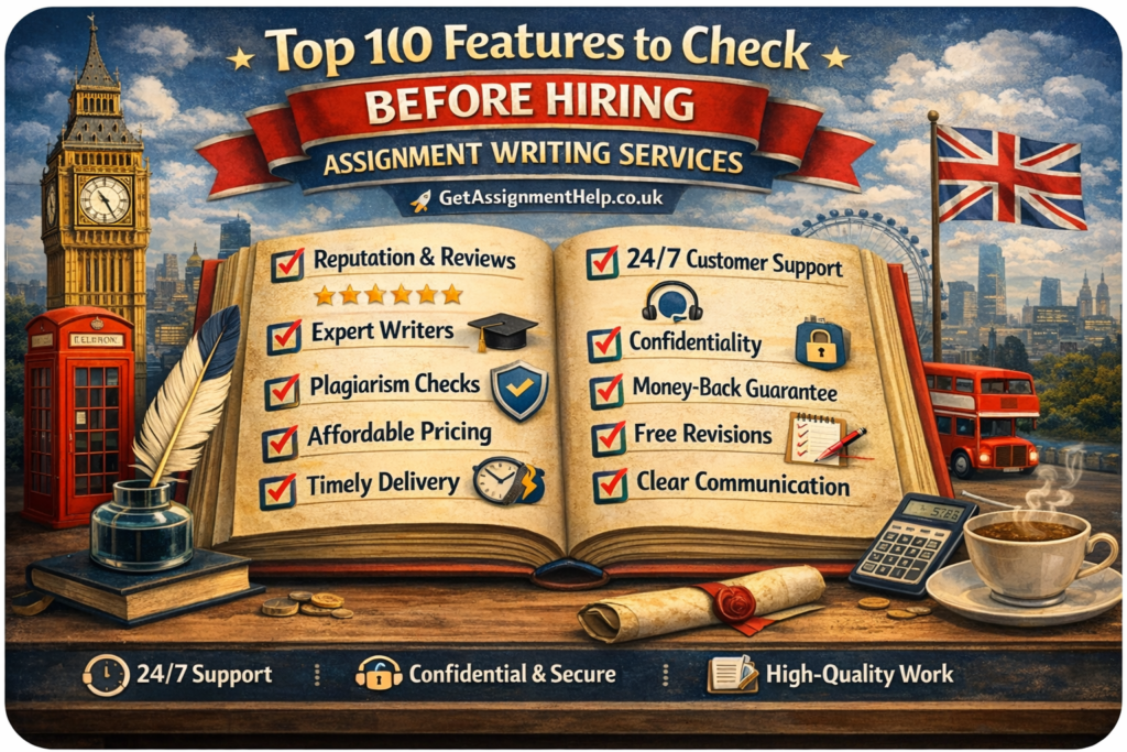Top 10 Features to Check Before Hiring Assignment Writing Services
